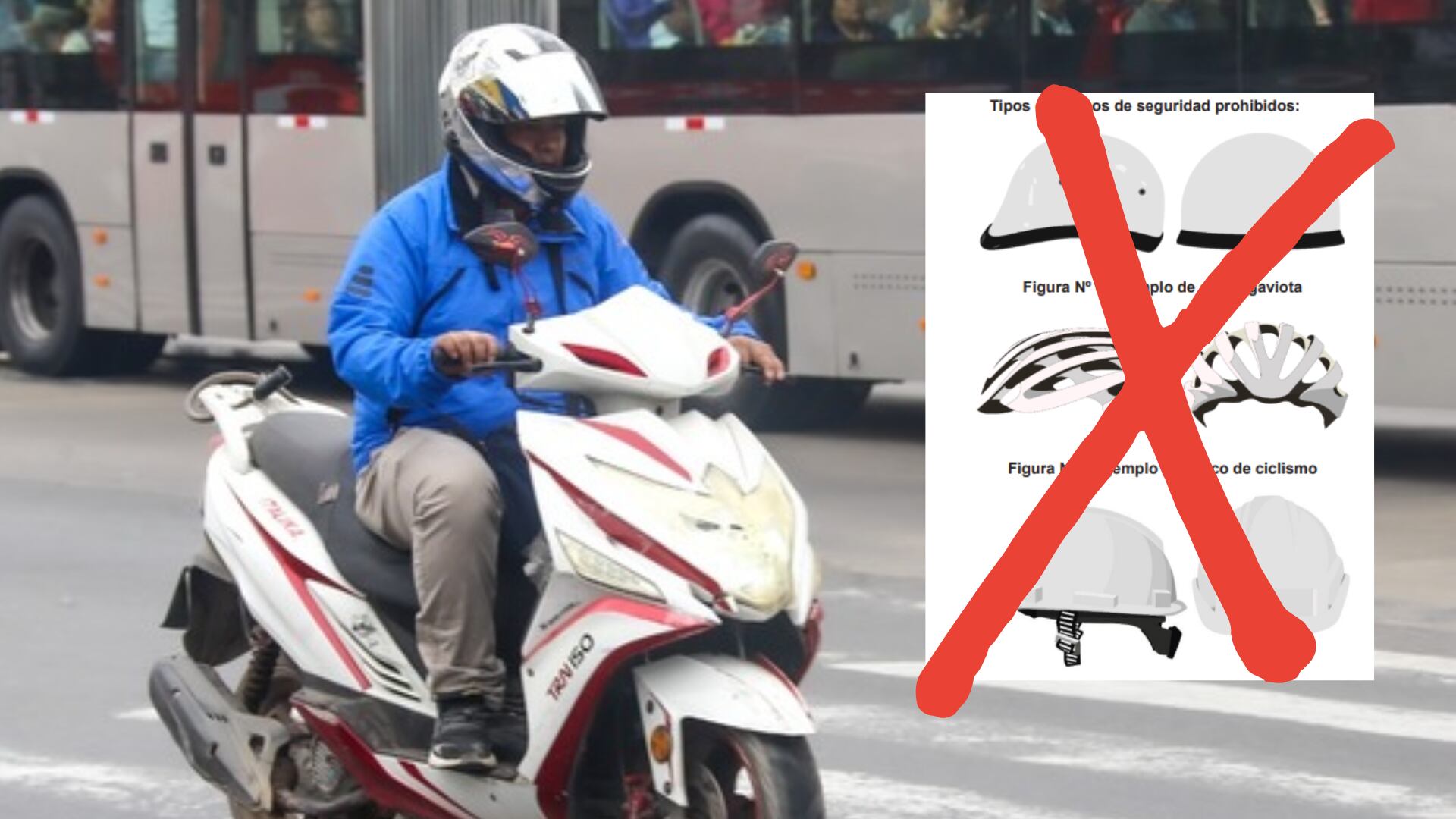 Restricciones para conductores de motos lineales: estos son los cascos prohibidos y que pueden ser parte de una sanción superior a S/400| Andina