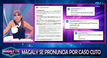 Magaly Medina comenta las reacciones en redes tras publicación de Cuto Guadalupe. Captura: Magaly TV La Firme.