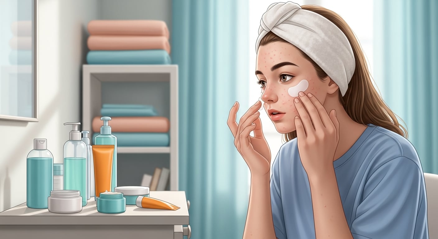 Las opciones de tratamiento para el acné infantil van desde cremas tópicas específicas hasta retinoides sistémicos y antibióticos en casos graves, bajo control médico (Imagen Ilustrativa Infobae)