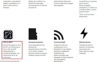 La Steam Machine asegura que podía ejecutar juegos en 4K y a 60 FPS.