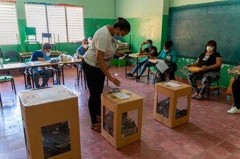 Una mujer fue registrada este