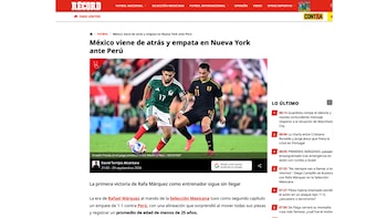 Rafael Márquez fue criticado tras el empate de México ante Perú. - captura: Récord
