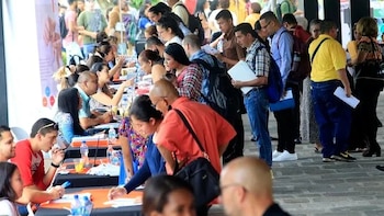 La tasa de desempleo en