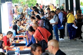 La tasa de desempleo en