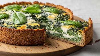 Receta de tarta de espinaca