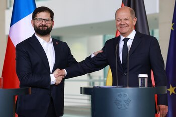 El presidente chileno Gabriel Boric