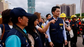 El alcalde de Taipei viajó