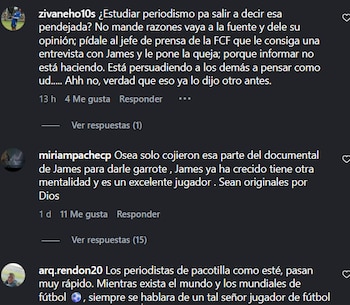 El comunicador recibió comentarios de apoyo por su referencia al capitán de la selección Colombia, y fuertes críticas por su indirecta-crédito Instagram