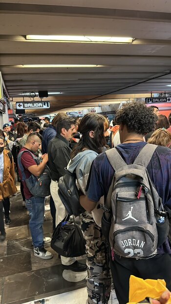 Aglomeración en estaciones de la