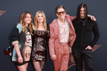 Toda la familia Bacon participó recientemente en "Family Movie", una comedia de terror presentada en el festival South by Southwest (REUTERS/David Swanson)