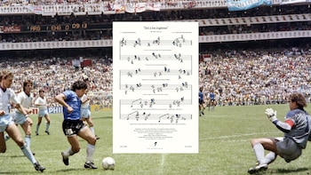 “Gol a los ingleses”: la historia detrás de la inolvidable jugada de Maradona que se volvió partitura