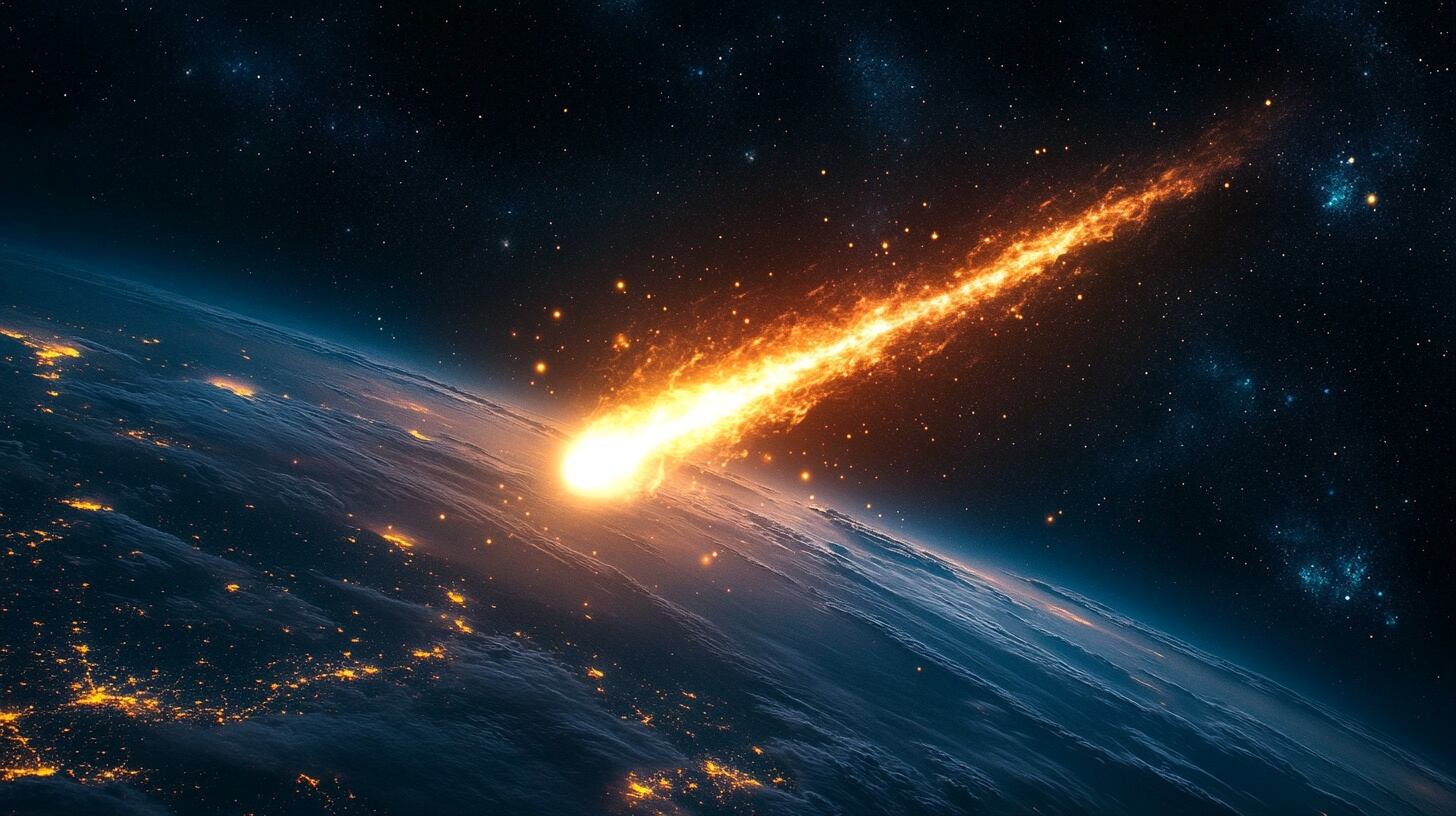 Científicos advierten sobre el riesgo de impactos de meteoritos Tauridas en la Tierra durante los años 2032 y 2036 (Imagen Ilustrativa Infobae)