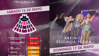 Katia Condos promociona sus presentaciones y evita hablar de Federico Salazar tras ser captado abrazando a otra mujer.