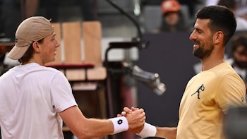 Ignacio Buse dio espectáculo junto a Novak Djokovic en Roma: entrenamiento de alto nivel desató la ovación del público