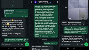 La conversación entre Eriberto Gutiérrez y Latam.