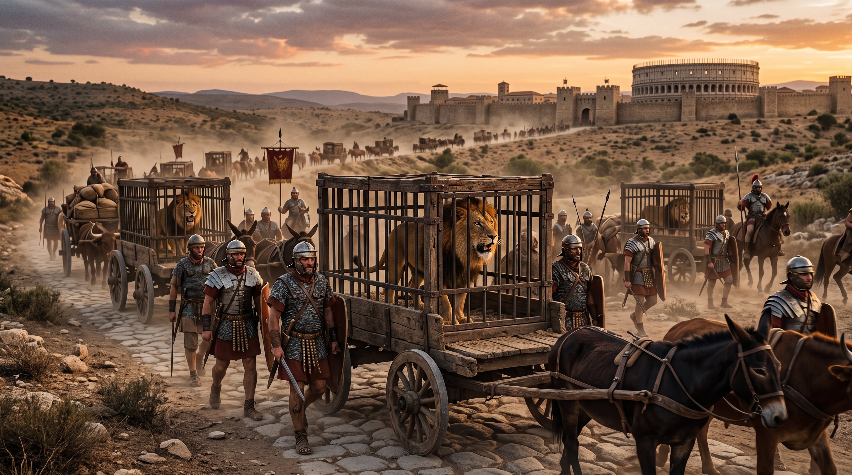 Las provincias debían pagar el traslado de las fieras con fondos locales y afrontaban fraudes por demoras en el recorrido hacia Roma - (Imagen Ilustrativa Infobae)