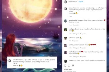 Raisa Balcazar y su última