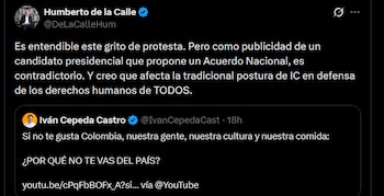 Humberto de la Calle - crédito @DeLaCalleHum/X