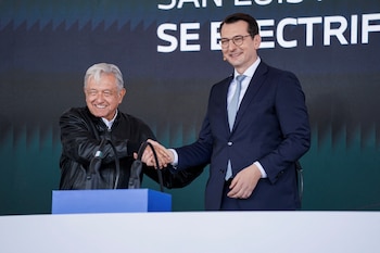 El presidente Andres Manuel Lopez