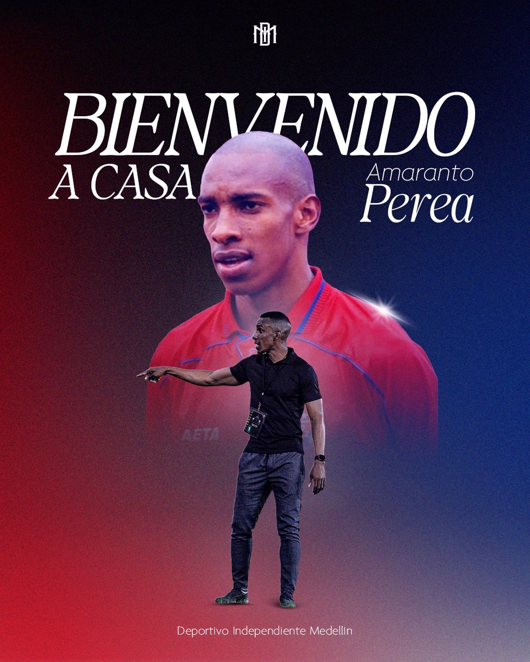 Este fue el anuncio oficial de Luis Amaranto Perea como nuevo director técnico del Deportivo Independiente Medellín - crédito DIM