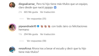 Andrés Andrade felicitó a Jairo