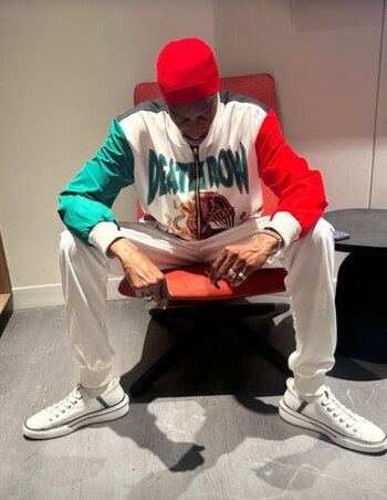 Así lucía el rapero en