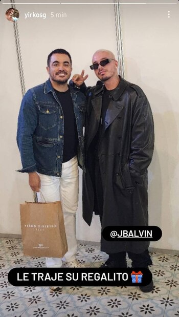 Yirko Sivirich y J Balvin.