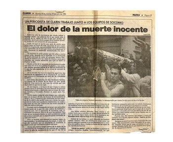 La nota publicada en Clarín