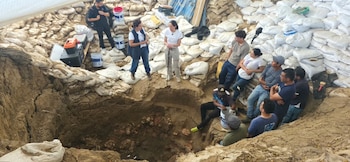 Vista general del sitio arqueológico