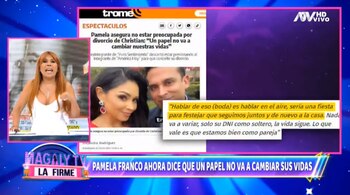 Magaly crítica a Pamela Franco.