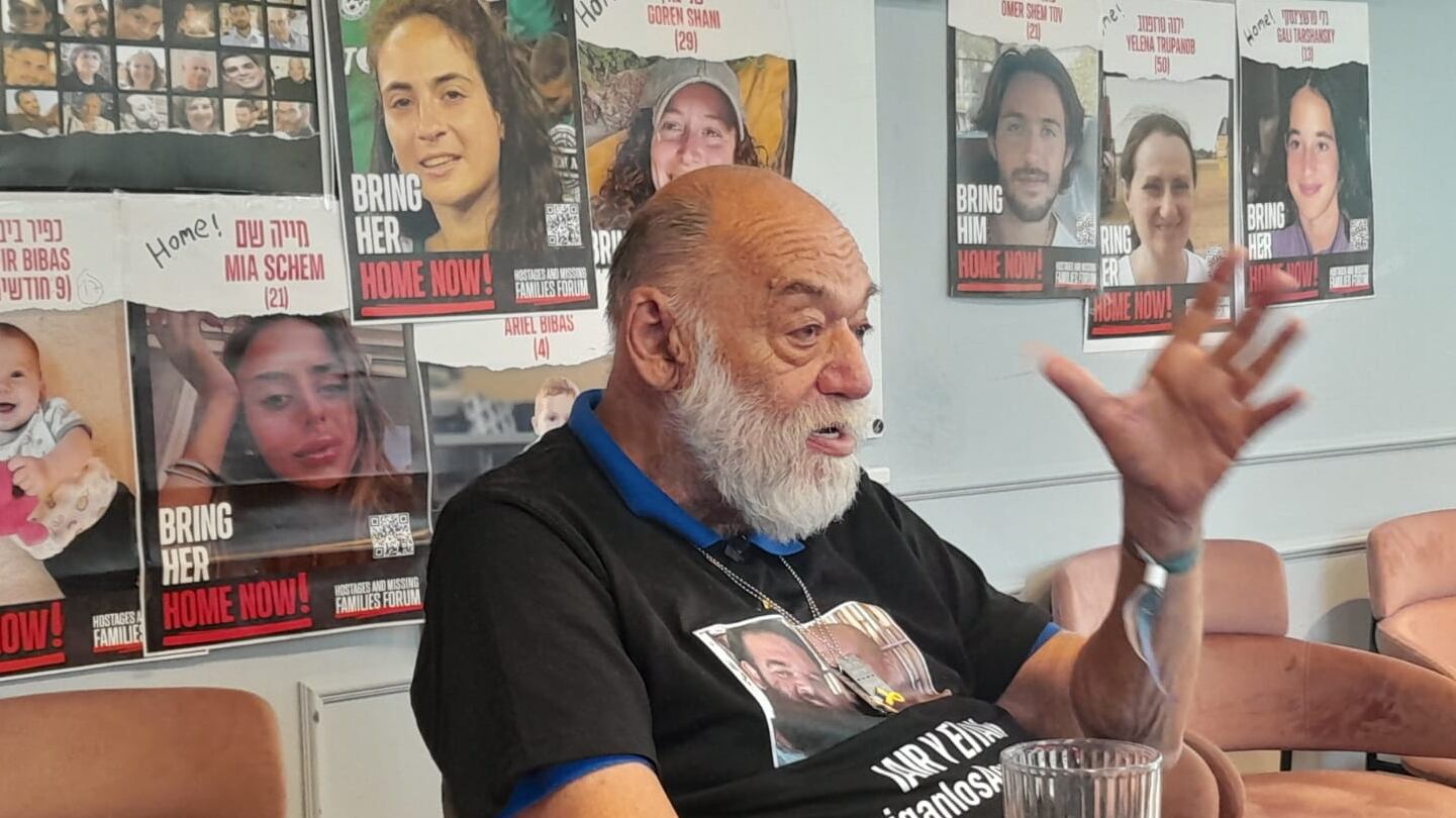 Itzkin Horn lleva dos años a la espera de su hijo Eitan, secuestrados en Gaza por Hamas