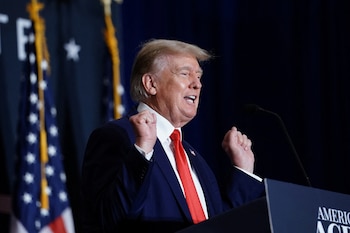 Donald Trump volvió a Washington