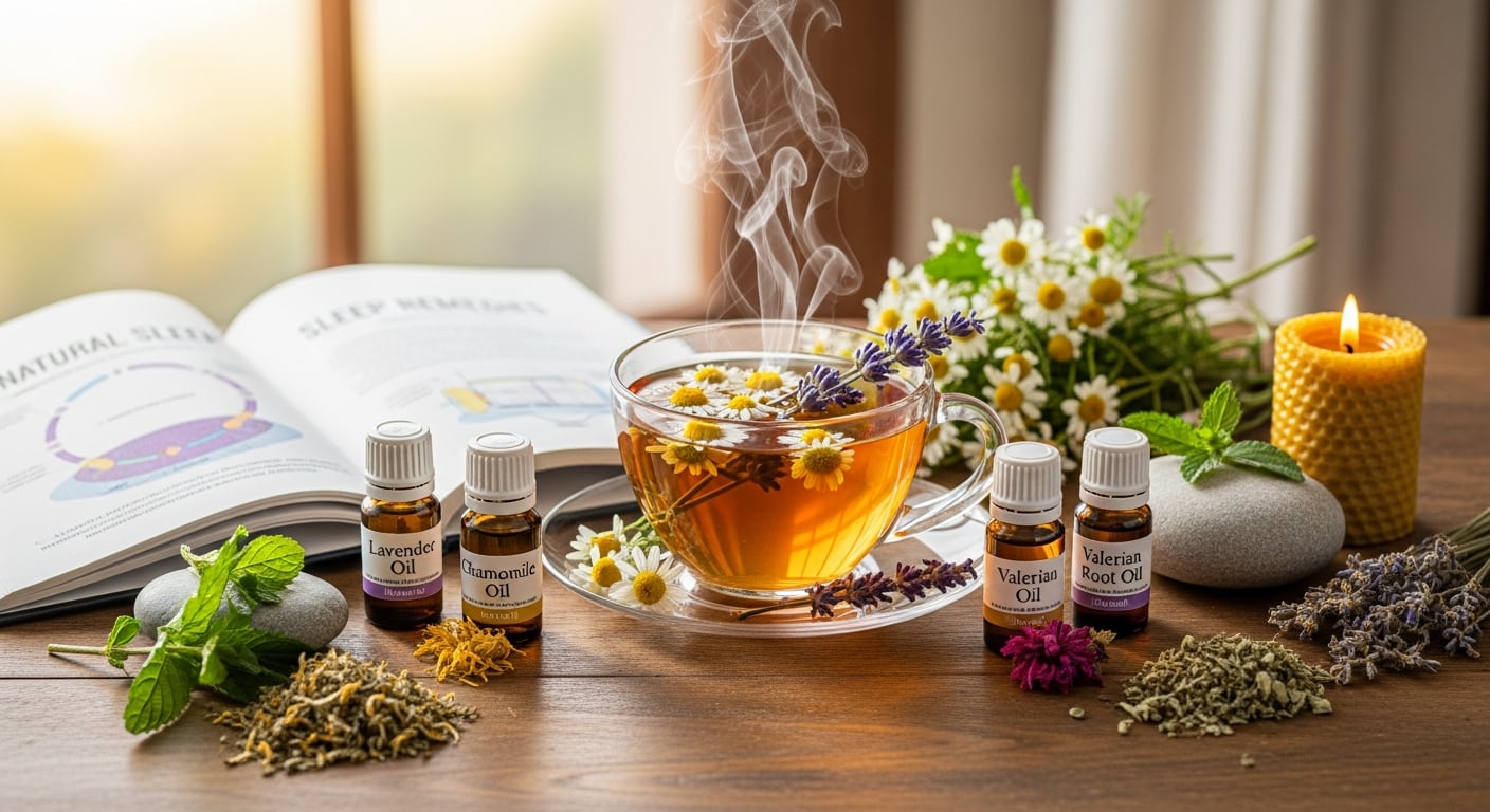 Infusiones como la manzanilla y la valeriana figuran entre los remedios naturales más recomendados para dormir mejor según especialistas en medicina del sueño (Imagen Ilustrativa Infobae)