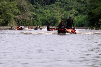 Los rigores del Darién no