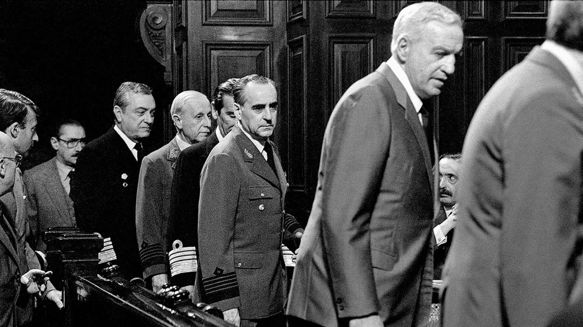 Los dictadores fueron condenados por la justicia civil. Foto NA: Eduardo Longoni