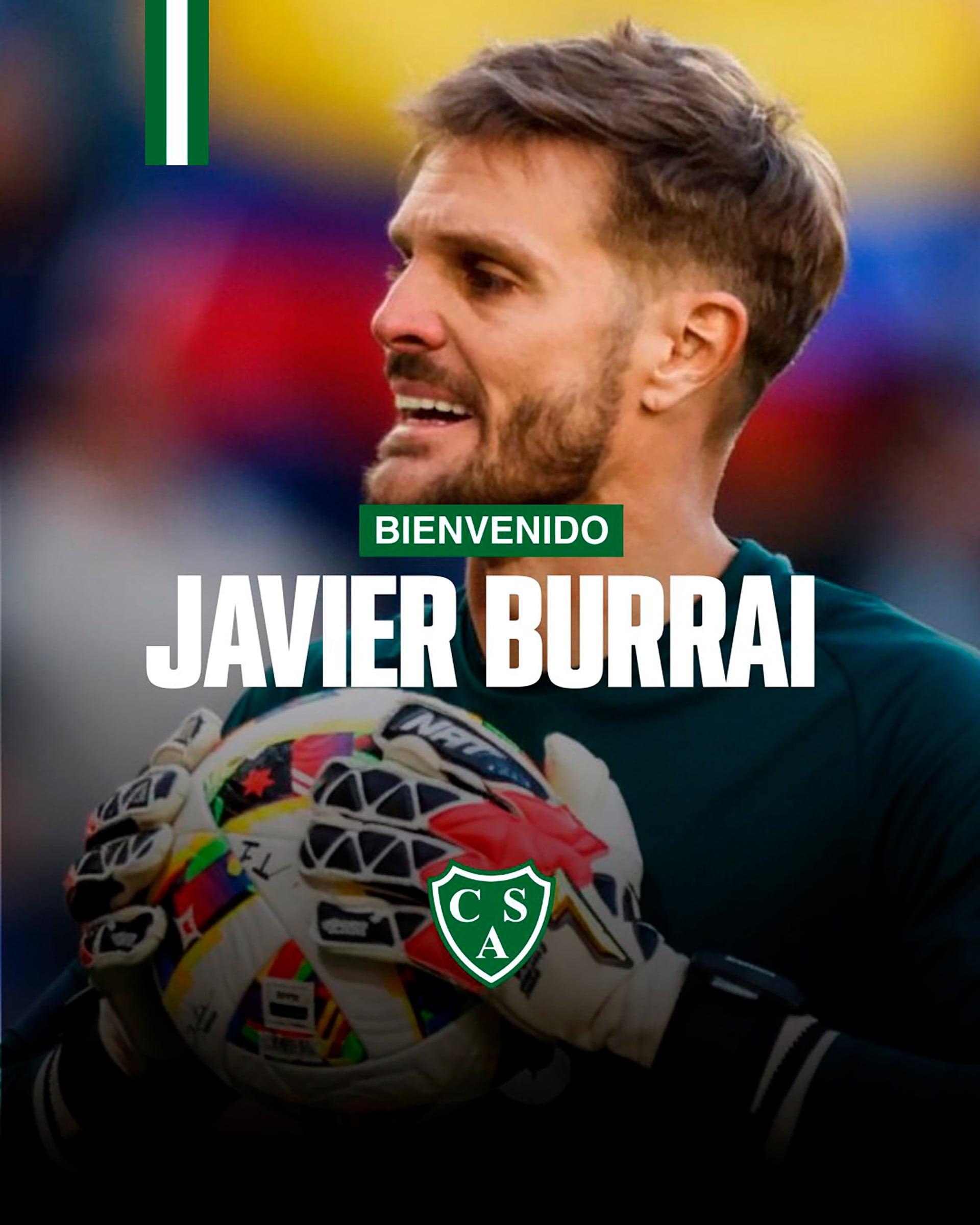 El arquero Javier Burrai se incorporó a Sarmiento de Junín luego de su estadía en Talleres de Córdoba