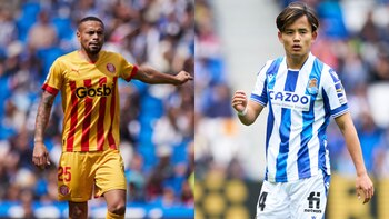 Takefusa Kubo y Alexander Callens