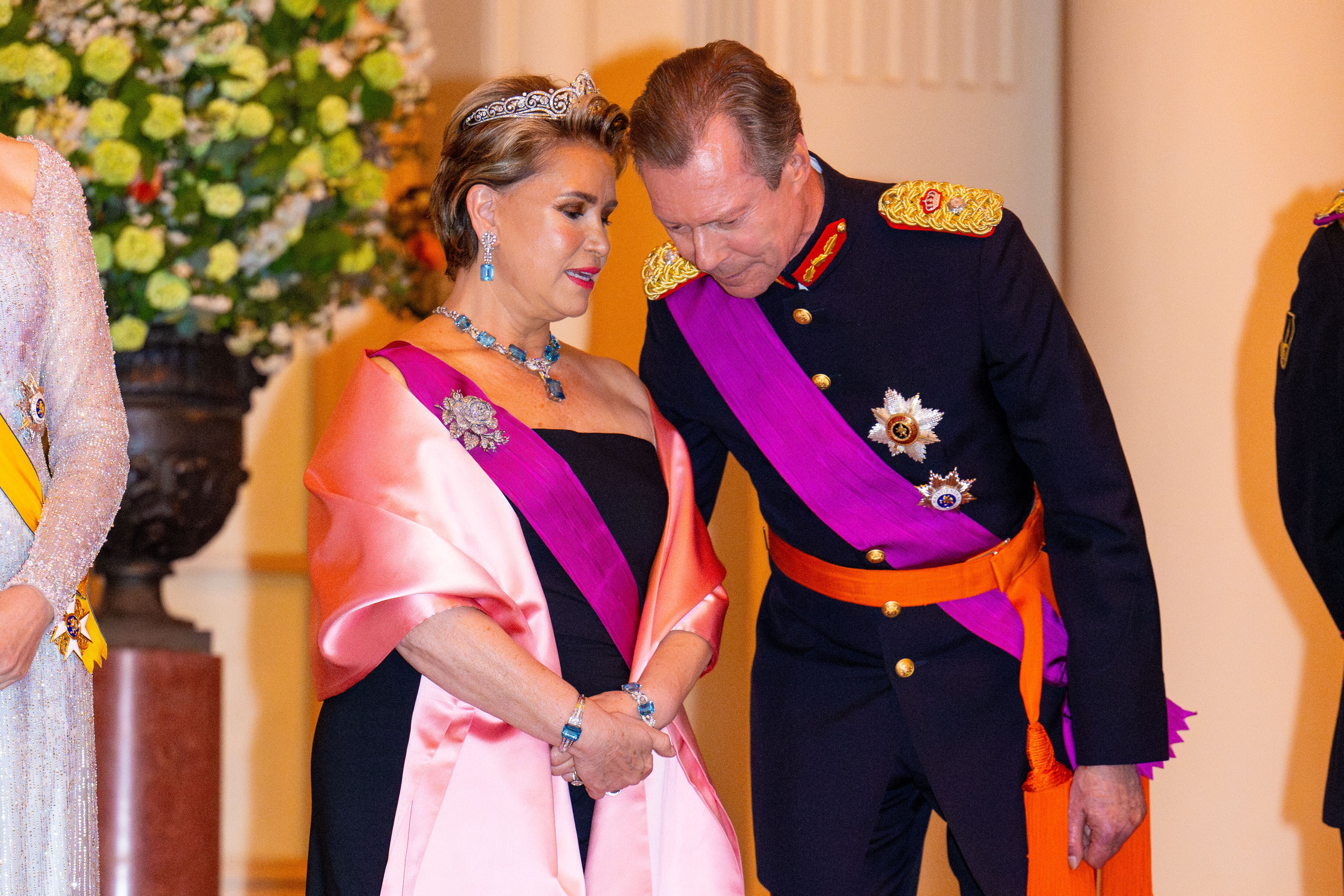 Los grandes duques eméritos de Luxemburgo, Enrique y María Teresa, en una imagen de archivo. (Photo by DPPA/Sipa USA)