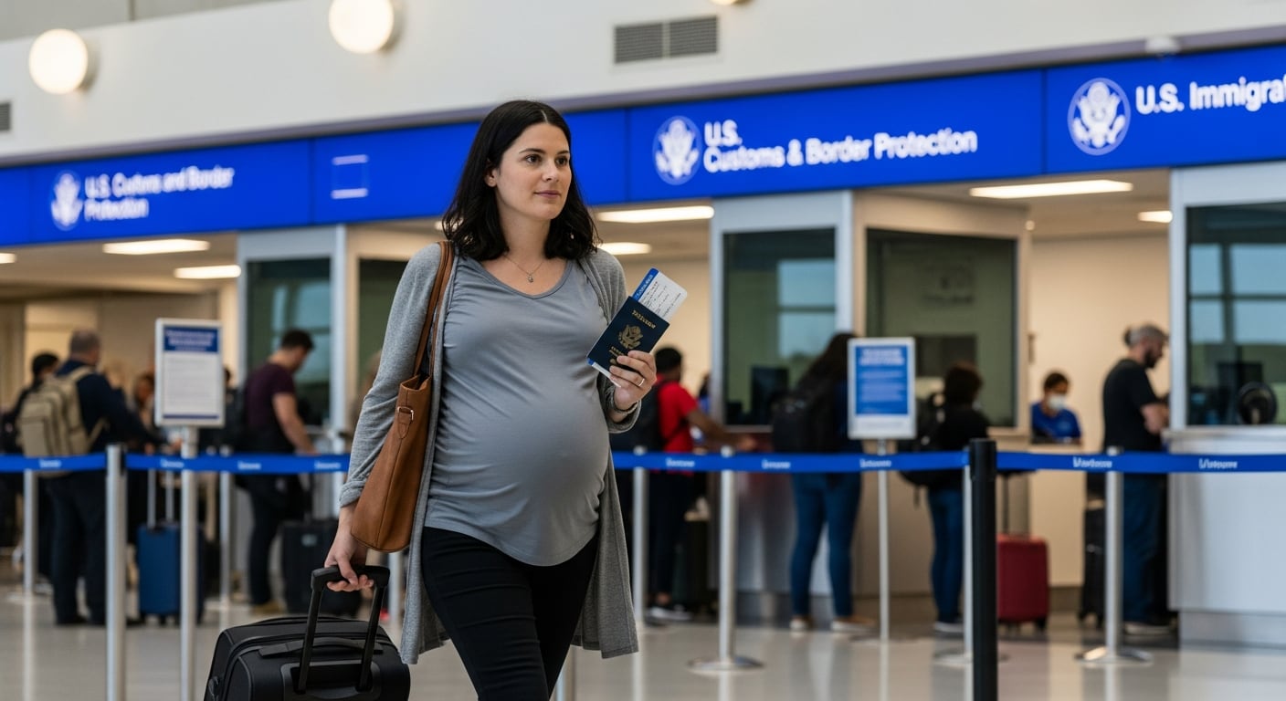 Las investigaciones consulares identificaron documentos apócrifos, intermediarios y empresas que facilitaban el ingreso de mujeres embarazadas con visas de visitante. (Imagen Ilustrativa Infobae)