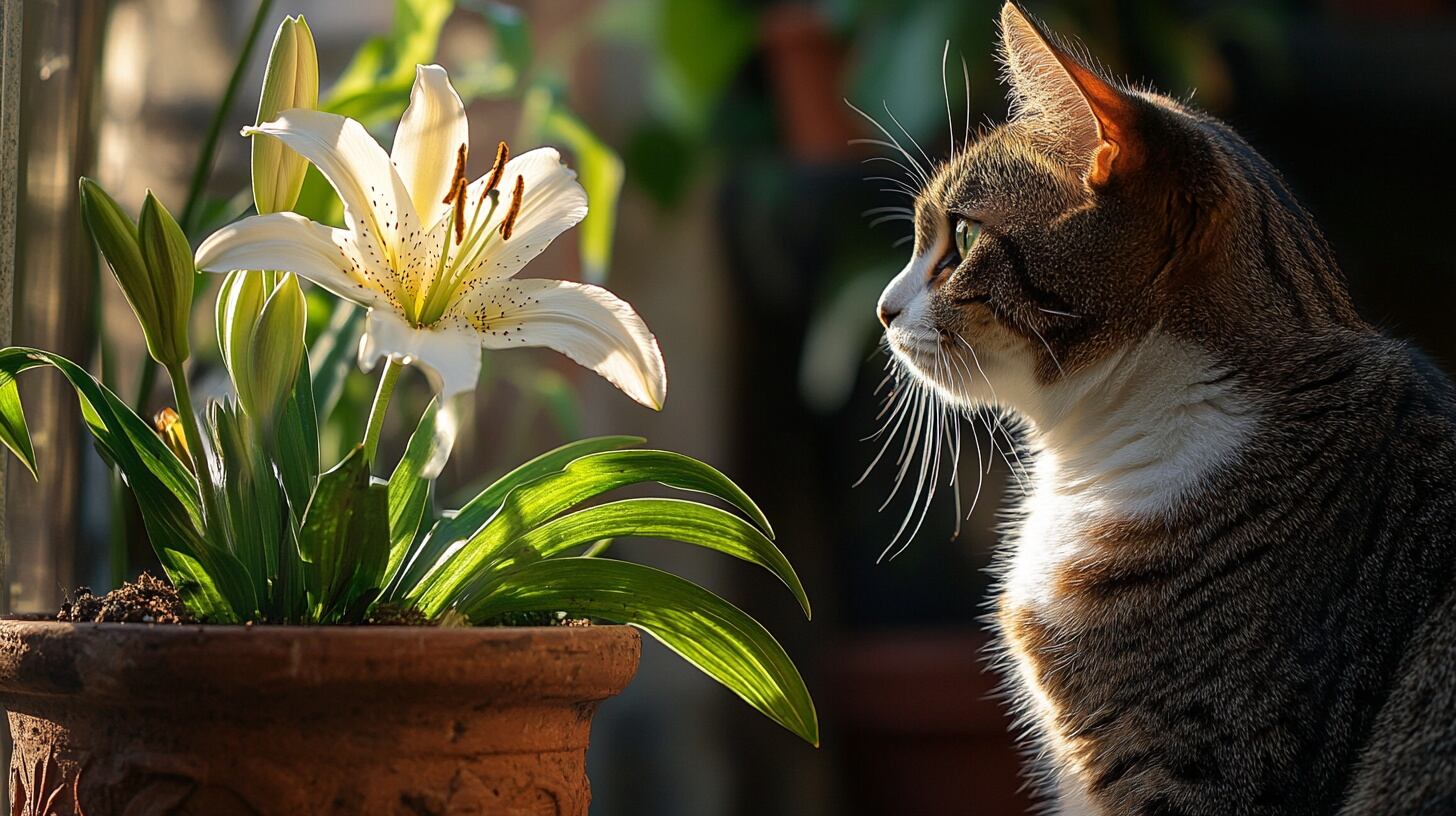Expertos recomiendan evitar la presencia de lirios y plantas tóxicas en hogares con gatos para prevenir intoxicaciones graves (Imagen Ilustrativa Infobae)
