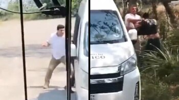 Los agentes jalonearon y golpearon al joven centroamericano. (Twitter/@pedrogerardo26)