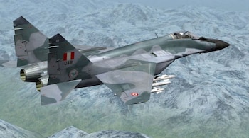 El accidente de un caza