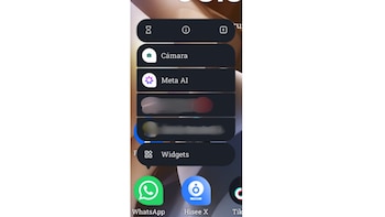Accede al menú oculto de WhatsApp desde Android presionando la app sin soltar.