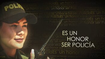 Colombia policía homenaje
