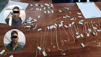 Detienen a dos sujetos y