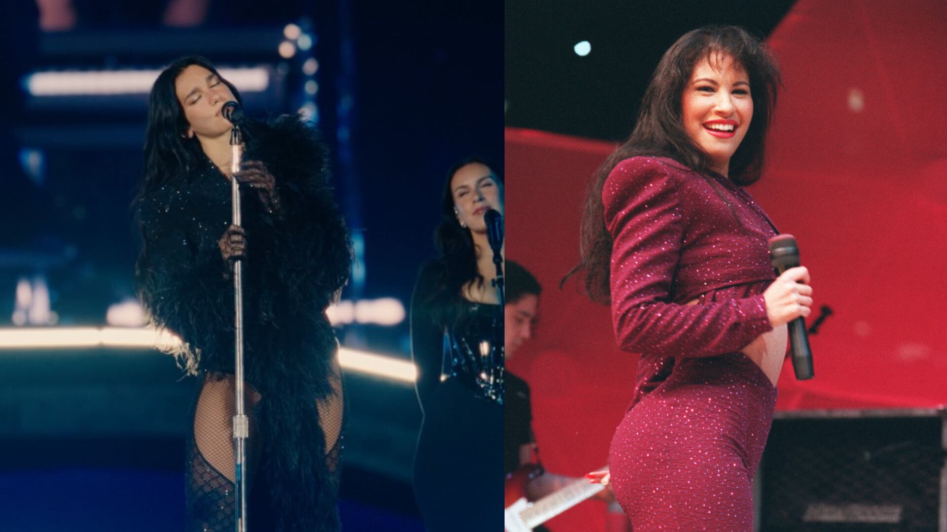 Dua Lipa homenajeó a Selena(Ig de Dua Lipa) (John Everett/Houston Chronicle via AP)