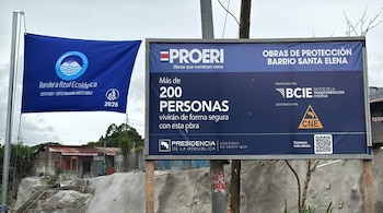 La obra de la CNE reduce el riesgo para varias viviendas, estabiliza el terreno y mejora la seguridad de más de 200 personas en la comunidad./ (CNE)