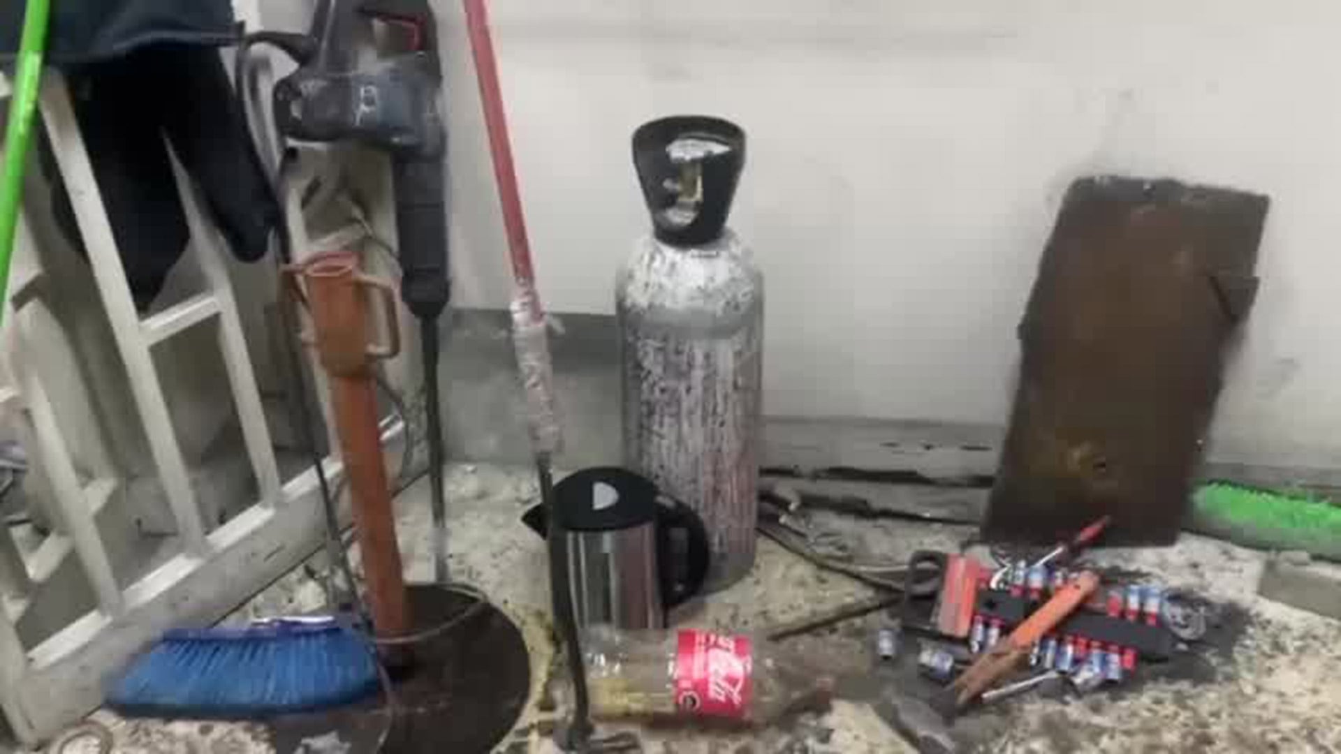 Los implementos usados en el robo.