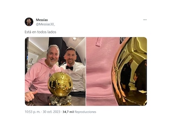 El custodio de Messi, siempre