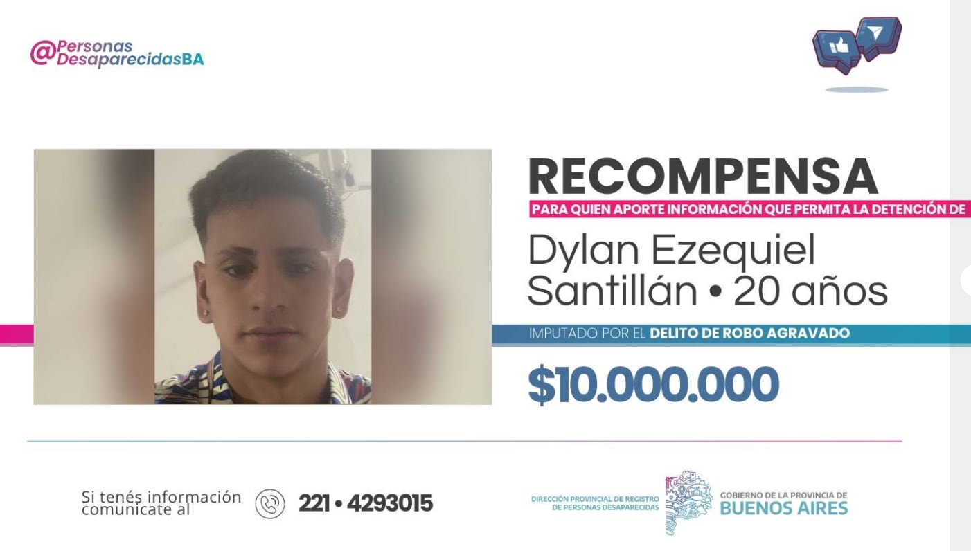 La recompensa será otorgada de acuerdo con el mérito de la información aportada